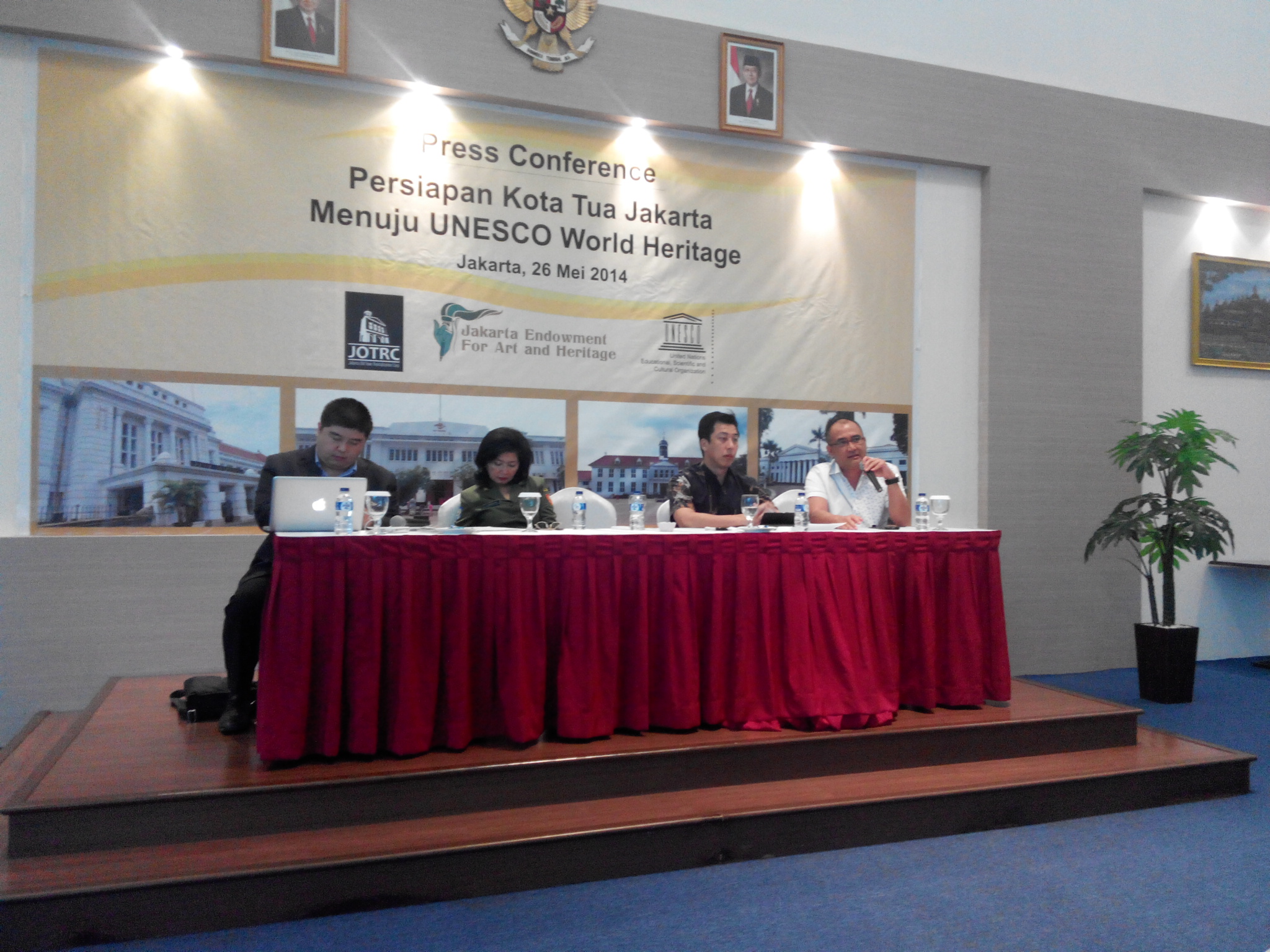 Konferensi pers 'Persiapan Kota Tua Jakarta Untuk Nominasi UNESCO World Heritage site
