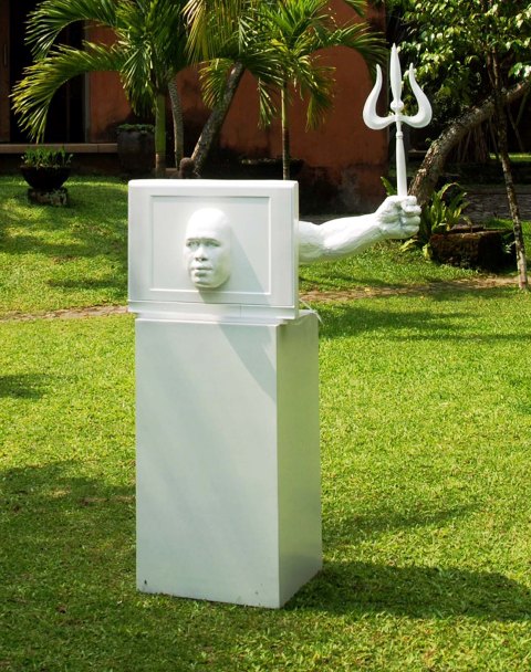 Pande Ketut Taman, Harra, 100 x 100 x 50 cm, mix media, 2015.