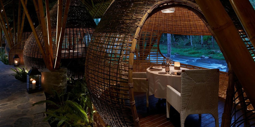 The Specialty Restaurant for Ritz Carlton Reserve, Ubud, karya Effan Adhiwira.